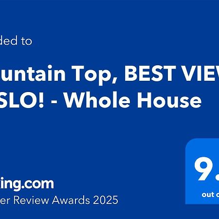 Mountain Top Getaway, Best View In Slo! - Whole House 샌 루이스 오비스포 외부 사진