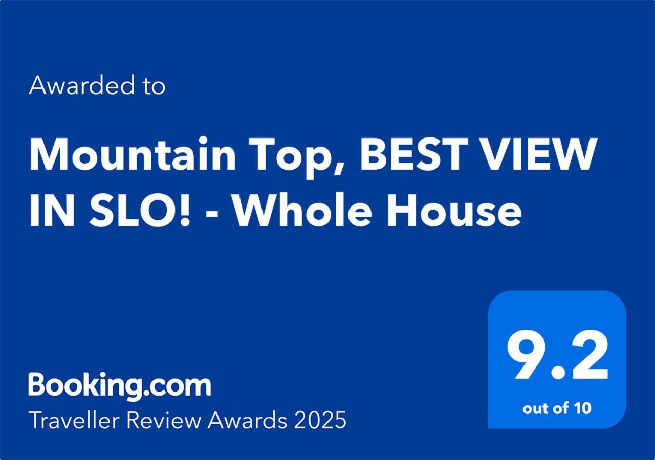 Mountain Top Getaway, Best View In Slo! - Whole House 샌 루이스 오비스포 외부 사진